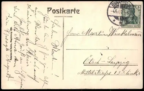 ALTE POSTKARTE OSNABRÜCK KAPELLE VOM MARIENHOSPITAL FUHRWERK KUTSCHE chapel cpa postcard AK Ansichtskarte