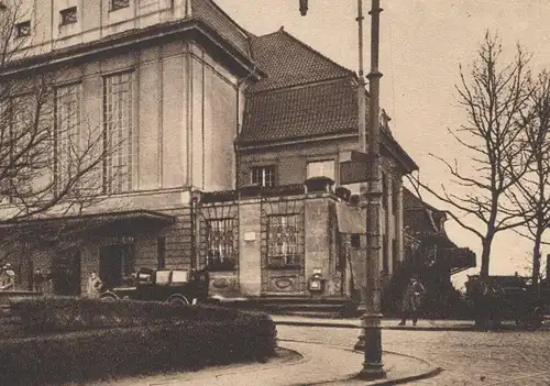 ALTE POSTKARTE SOLINGEN HAUPTBAHNHOF BAHNHOF station gare Verfasser aus Merscheid über Nicht-Mitgliedschaft in HJ 1933