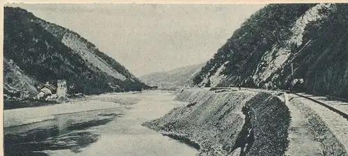 ALTE POSTKARTE MIT BILD ROTER ROTE TURM PASS BEI HERMANNSTADT NAGYSZEBEN SIBIU SIBIIU Romania Rumänien roumanie