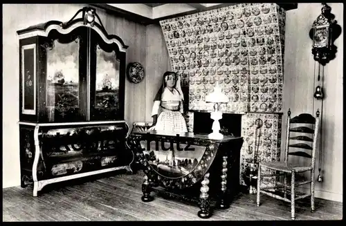 ÄLTERE POSTKARTE ZUIDERZEEMUSEUM ENKHUIZEN INTERIEUR ZAANSTREEK TRACHT postcard Ansichtskarte cpa AK