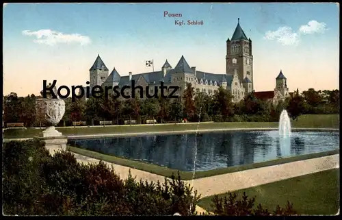 ALTE POSTKARTE POSEN KÖNIGLICHES SCHLOSS Poznan Polska castle chateau cpa AK Ansichtskarte postcard