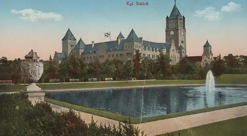 ALTE POSTKARTE POSEN KÖNIGLICHES SCHLOSS Poznan Polska castle chateau cpa AK Ansichtskarte postcard