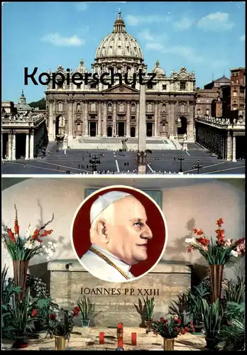 ÄLTERE POSTKARTE PAPA IOANNES PP. XXIII PAPST PETERSDOM Pope Roma Rom Johannes Ansichtskarte cpa AK postcard