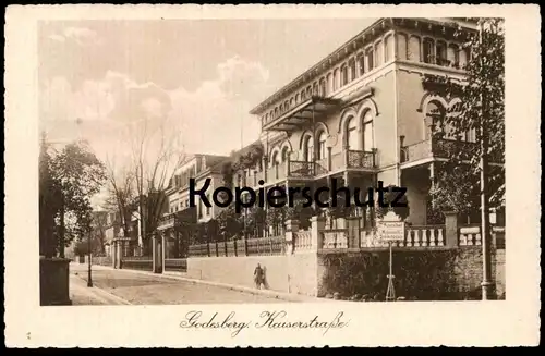 ALTE POSTKARTE BAD GODESBERG KAISERSTRASSE MINERALBAD MINERALQUELLE ZUM DRAITSCHBUSCH cpa AK postcard Ansichtskarte