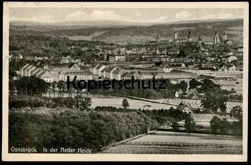 ALTE POSTKARTE OSNABRÜCK IN DER NETTER HEIDE Netterheide Gesamtansicht Totalansicht Total Panorama Ansichtskarte AK cpa