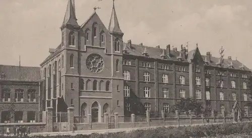 ALTE POSTKARTE VINCENZ HOSPITAL CÖLN NIPPES MERHEIMERSTR. 217 Merheimer Strasse Krankenhaus postcard Ansichtskarte cpa