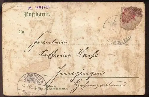 ALTE POSTKARTE GRUSS AUS HILTRUP BEI MÜNSTER HERZ-JESU-MISSIONSHAUS HAUS DER MISSIONSSCHWESTERN Ansichtskarte postcard