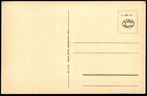 ALTE POSTKARTE QUIERSCHIED SAAR IM SCHÖNEN FISCHBACHTAL POSTAMT MIT STRASSE DES 13. JANUAR Ansichtskarte postcard cpa AK