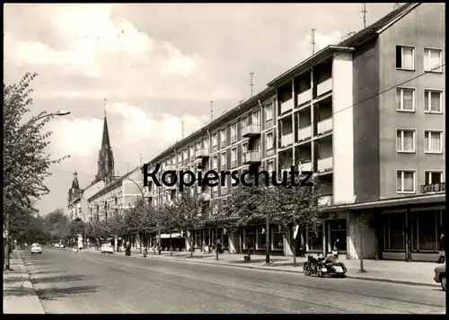 ÄLTERE POSTKARTE DRESDEN BORSBERGSTRASSE CAFÉ Motorrad Beiwagen moto side car motorbike Ansichtskarte postcard cpa AK