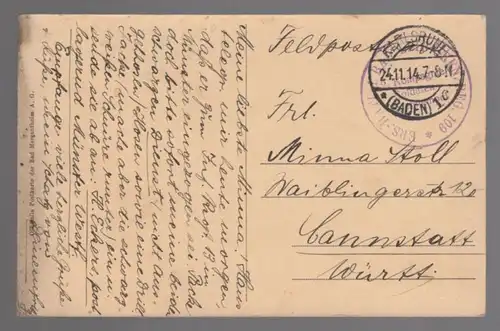 ALTE POSTKARTE ERINNERUNG AN DIE KAISER-MANÖVER IM SEPTEMBER 1909 KAISER WILHELM II KARLSRUHE BAD MERGENTHEIM cpa AK