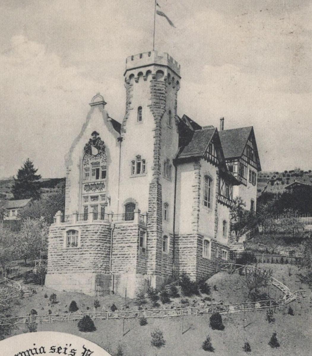 ALTE POSTKARTE GRUSS VOM ALAMANNENHAUS Tübingen Studentica