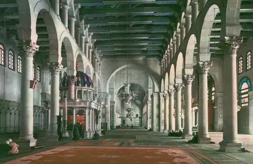 ÄLTERE POSTKARTE DAMAS MOSQUÉE OMAYAD Damascus Mosque Moschee Syrien Syria Syrie Ansichtskarte postcard cpa AK