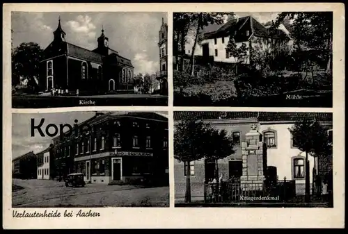 ALTE POSTKARTE VERLAUTENHEIDE BEI AACHEN Haaren Mühle moulin mill Restaurant postcard cpa AK Ansichtskarte