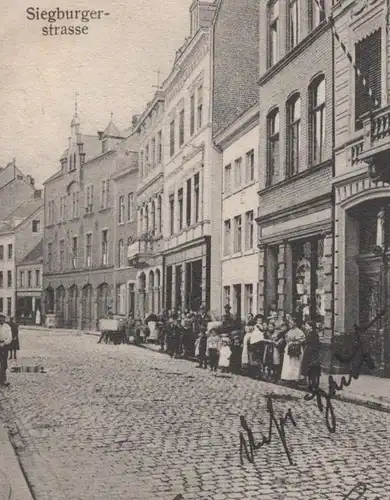 ALTE POSTKARTE GRUSS AUS DEUTZ SIEGBURGER STRASSE TOTAL-ANSICHT KÖLN Cöln cpa AK Ansichtskarte postcard