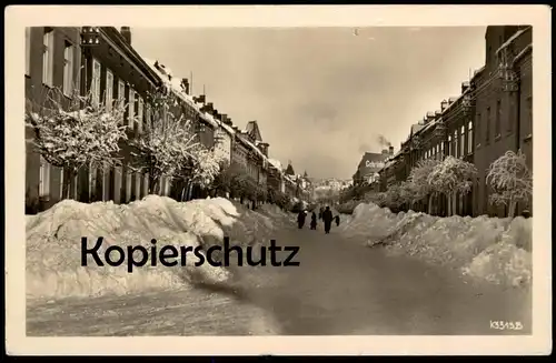 ALTE POSTKARTE SCHÖNECK VOGTLAND DR. KÜLZ-STRASSE Winter Schnee snow cpa AK Ansichtskarte postcard