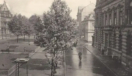 ALTE POSTKARTE DUISBURG RUHRORT KARLSPLATZ FERNSPRECHER Telefonzelle telephone box cabine téléphonique cpa AK postcard