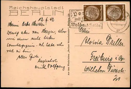 ALTE POSTKARTE BERLIN TAUENTZIEN STRASSE ALLIGATOR ECKE HOLTERS TAUENTZIENSTRASSE Ansichtskarte cpa AK postcard