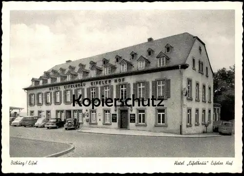 ALTE POSTKARTE BITBURG EIFEL HOTEL EIFELBRÄU EIFELER HOF INHABER WILLI ESCH Ansichtskarte cpa AK postcard