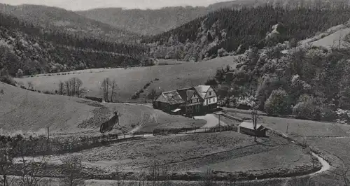 ALTE POSTKARTE LUTZERATH-EIFEL ALT-MÜHLE IM ÜSSBACHTAL PANORAMA Ulmen cpa AK Ansichtskarte postcard