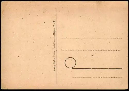 ALTE POSTKARTE 200 JAHRE STADT HAGEN 1946 VOM KRATZHOF AUS GESEHEN UM 1800 UM 1700 UM 1900 cpa AK Ansichtskarte postcard