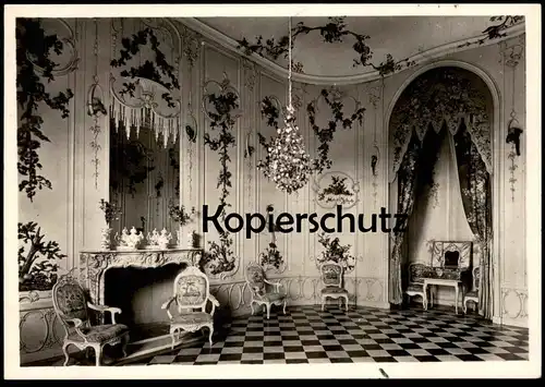 ALTE POSTKARTE POTSDAM SCHLOSS SANSSOUCI VOLTAIREZIMMER Voltaire castle chateau cpa AK Ansichtskarte postcard