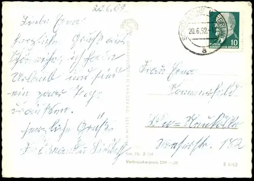 ÄLTERE POSTKARTE GRUSS AUS SCHÖNEICHE BEI BERLIN Lichtspiele Kino cinema Eiche oak tree arbre AK Ansichtskarte postcard