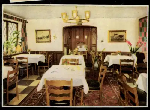 ÄLTERE POSTKARTE HOTEL RESTAURANT KELLER KREUZTAL KREIS SIEGEN Ansichtskarte postcard AK cpa