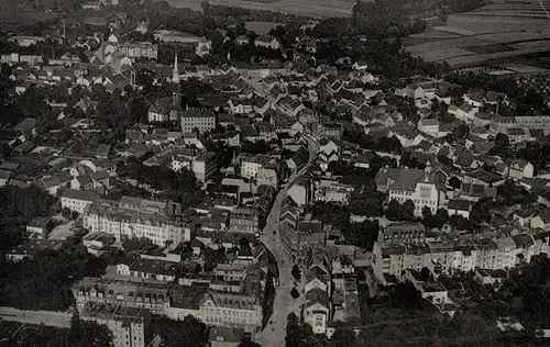 ALTE POSTKARTE RADEBERG SACHSEN ORIGINAL-FLIEGERAUFNAHME LUFTBILD PANORAMA Ansichtskarte postcard AK cpa