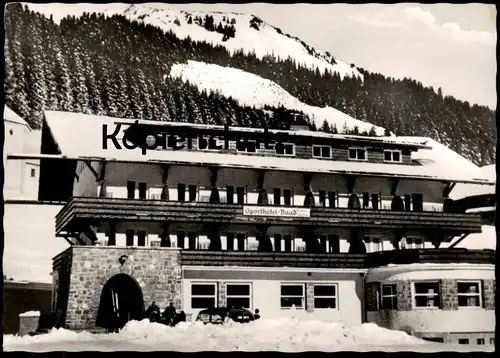 ALTE POSTKARTE ALPENSPORTHOTEL BAAD MITTELBERG KLEINES WALSERTAL HOTEL 1260 M KLEINWALSERTAL Ansichtskarte postcard cpa