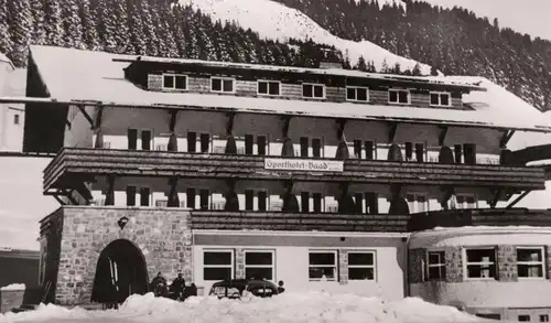 ALTE POSTKARTE ALPENSPORTHOTEL BAAD MITTELBERG KLEINES WALSERTAL HOTEL 1260 M KLEINWALSERTAL Ansichtskarte postcard cpa