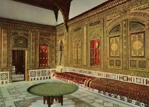 ÄLTERE POSTKARTE LEBANON BEITEDDINE HALL OF THE PALACE Libanon Liban Ansichtskarte postcard AK cpa