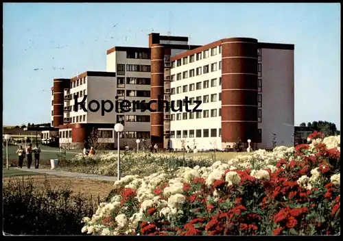 ÄLTERE POSTKARTE HORN BAD MEINBERG KURKLINIK AM PARK Klinik Krankenhaus postcard cpa AK Ansichtskarte