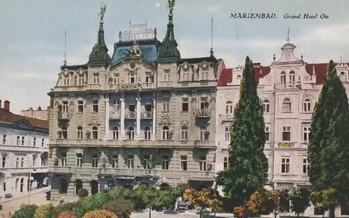 ALTE POSTKARTE MARIENBAD GRAND HOTEL OTT Marianske Lazne cpa postcard AK Ansichtskarte