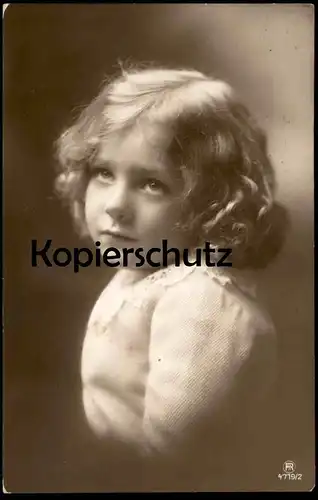 ALTE POSTKARTE MÄDCHEN PORTRÄT KIND enfant fille jeune femme young girl child Rotophot 4719/2 postcard Ansichtskarte