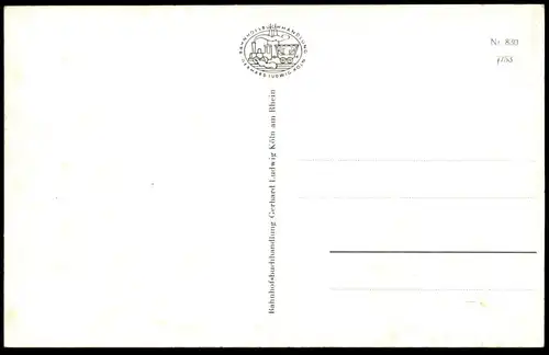 ALTE POSTKARTE KÖLN UNIVERSITÄT RHEINUFER DEUTZER BRÜCKE MÜLHEIMER MESSETURM FESTBELEUCHTUNG UNI Ansichtskarte postcard