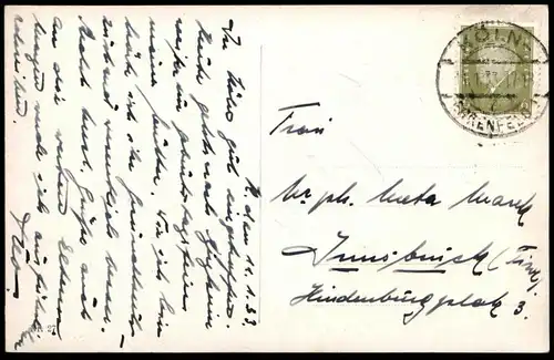 ALTE POSTKARTE KÖLN AM RHEIN FRANKENWERFT 1933 Werft dockyard Ansichtskarte cpa AK postcard