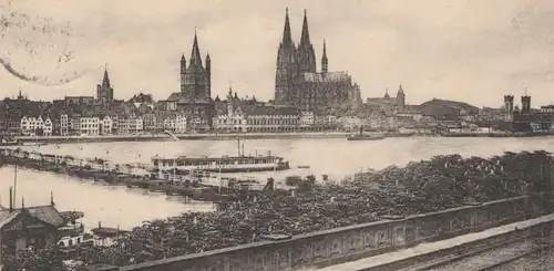 ALTE POSTKARTE CÖLN AM RHEIN TOTALANSICHT TOTAL PANORAMA Köln Ansichtskarte cpa AK postcard