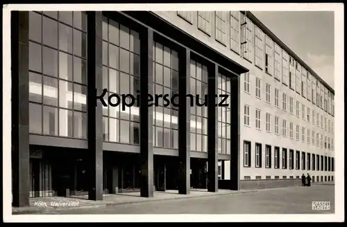 ALTE POSTKARTE KÖLN UNIVERSITÄT HAUPTEINGANG 1936 KÖLNER UNI architecture university université Ansichtskarte postcard