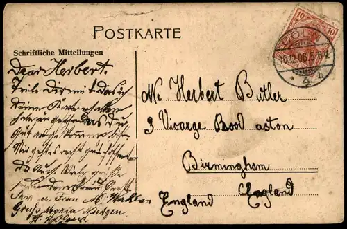 ALTE POSTKARTE KÖLN MÜLHEIM AM RHEIN HERLERSTRASSE BISMARCKSTRASSE Herler Strasse cpa Ansichtskarte AK postcard