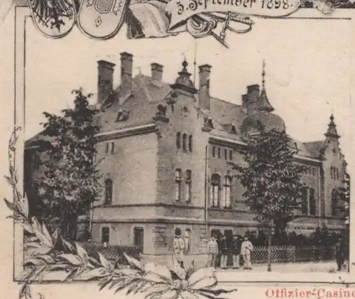 ALTE POSTKARTE GRUSS AUS KALK SOLDAT 03.09.1898 OFFIZIER-CASINO Uniform Cöln Köln cpa Ansichtskarte AK postcard