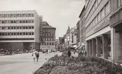 ÄLTERE POSTKARTE MESSESTADT LEIPZIG PRESSEZENTRUM FOTO KINO LEXIKA WITTENBERG AK Ansichtskarte postcard cpa