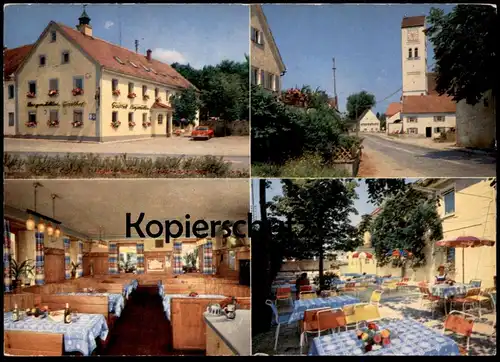 ÄLTERE POSTKARTE ALTHEGNENBERG GASTHOF UND METZGEREI MAX BERGMÜLLER Mammendorf Mercedes Ansichtskarte postcard cpa AK