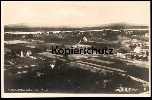 ALTE POSTKARTE NIEDER-DOLLENDORF AM RHEIN TOTAL Niederdollendorf Königswinter Ansichtskarte postcard cpa AK