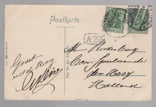 ALTE POSTKARTE WILDEMANN IM HARZ VON DER GEORGSHÖHE Ansichtskarte postcard AK cpa