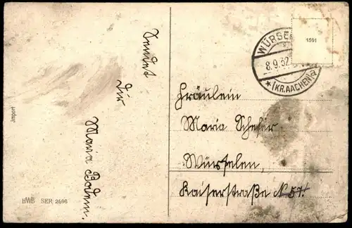 ALTE POSTKARTE HERZLICHEN GLÜCKWUNSCH ZUM NAMENSTAGE NAMENSTAG Kinder enfants children Ansichtskarte postcard AK cpa