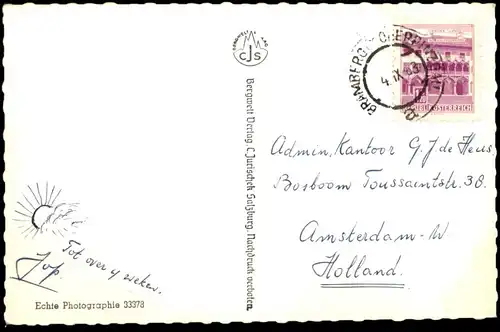 ÄLTERE POSTKARTE SOMMERFRISCHE BRAMBERG IM PINZGAU Ansichtskarte postcard AK cpa