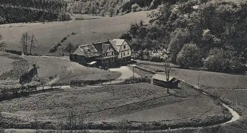 ALTE POSTKARTE LUTZERATH-EIFEL ALT-MÜHLE IM ÜSSBACHTAL Hotel Eifeler Hof Ulmen cpa AK Ansichtskarte postcard