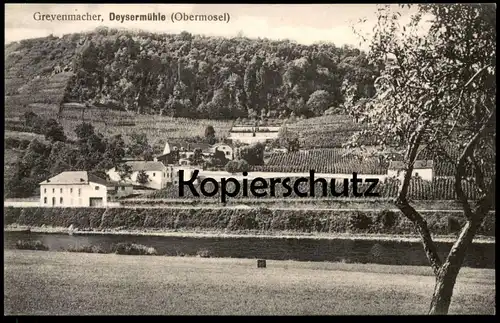 ALTE POSTKARTE GREVENMACHER DEYSERMÜHLE OBERMOSEL MÜHLE LUXEMBOURG Luxemburg moulin cpa AK Ansichtskarte postcard