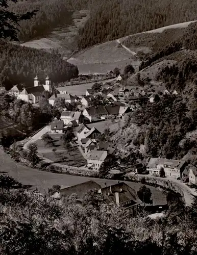 ÄLTERE POSTKARTE LUFTKURORT SCHAPBACH IM WOLFTAL PANORAMA SCHWARZWALD Bad Rippoldsau postcard Ansichtskarte cpa AK