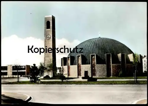 ÄLTERE POSTKARTE INGOLSTADT DONAU PIUSKIRCHE Kirche church église postcard cpa AK Ansichtskarte